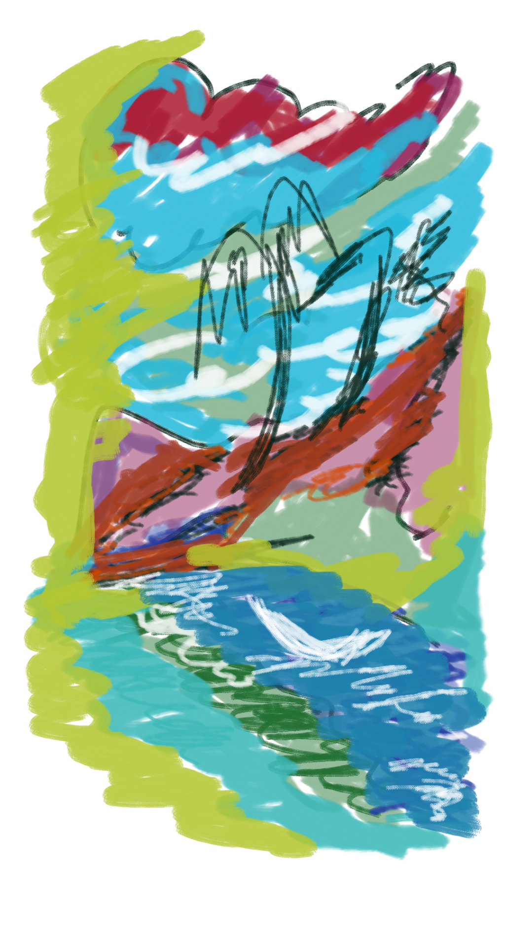 A hazy and lazy landscape