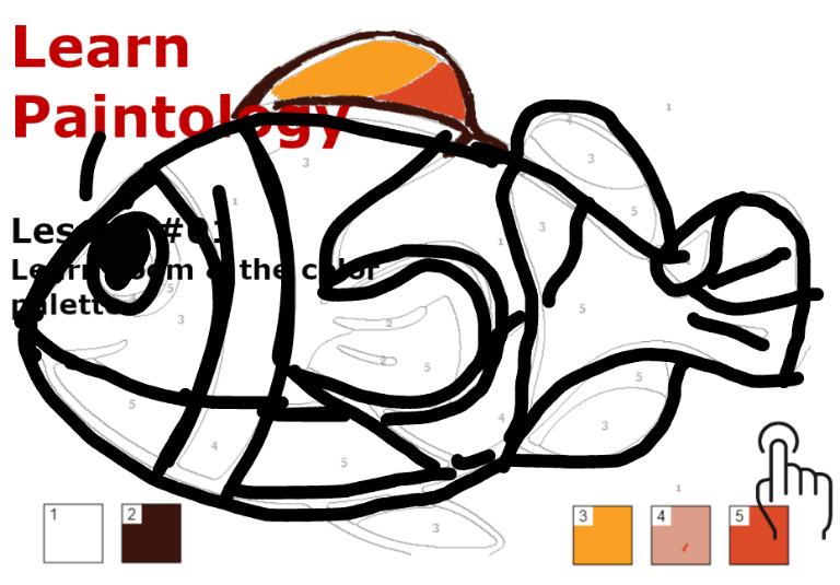 fish drawing #line tool