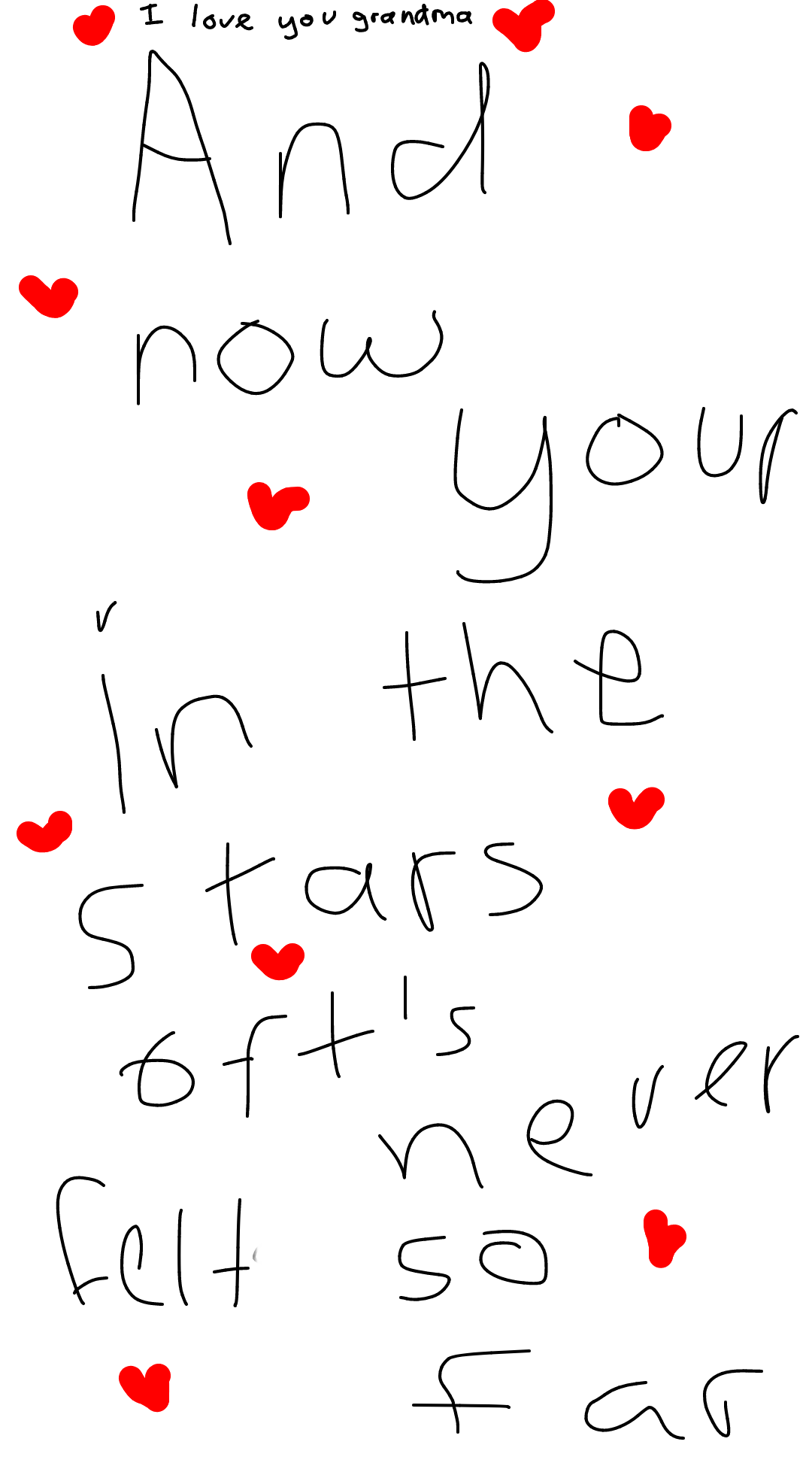 I love you grandma