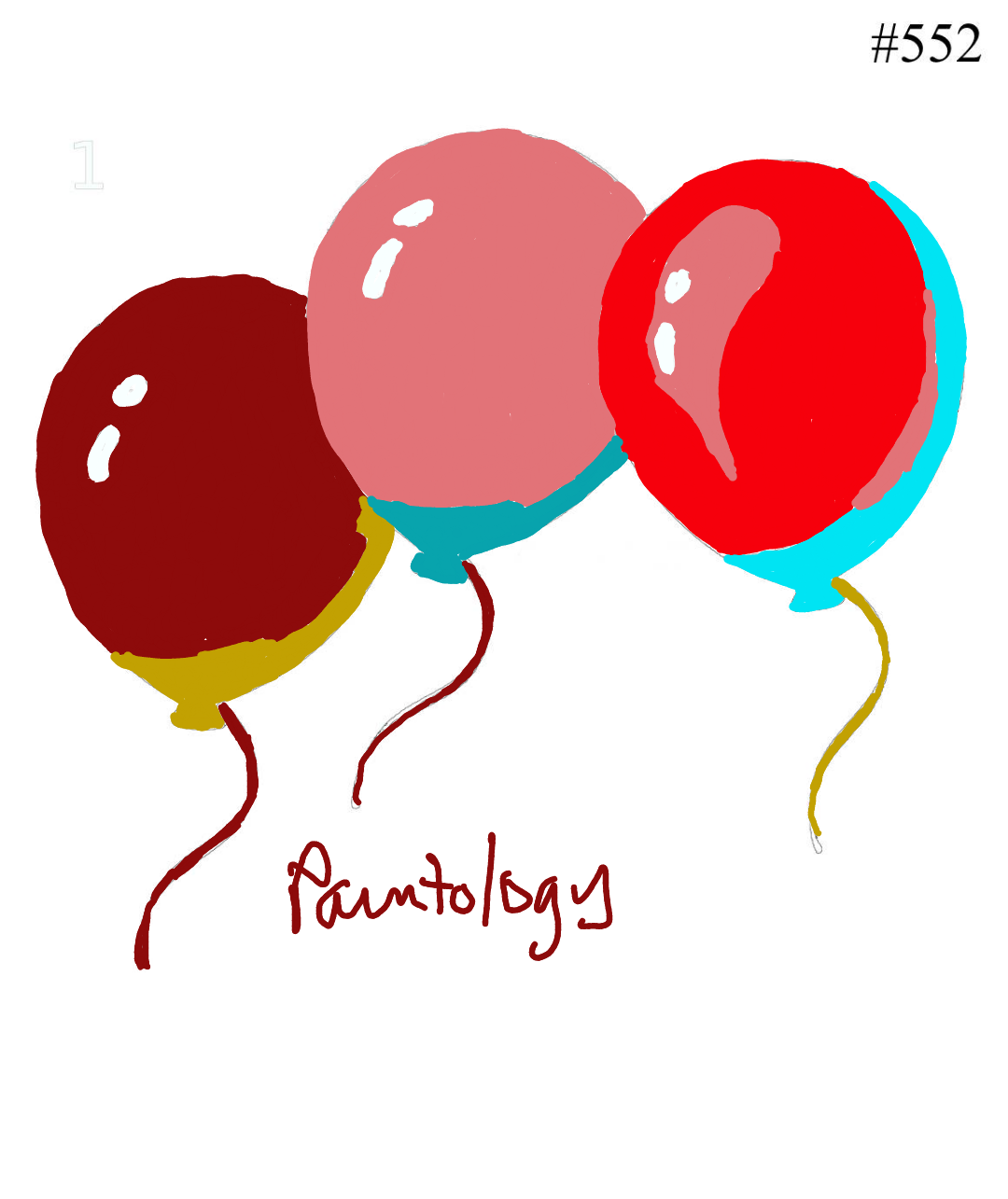 balloons paint by number