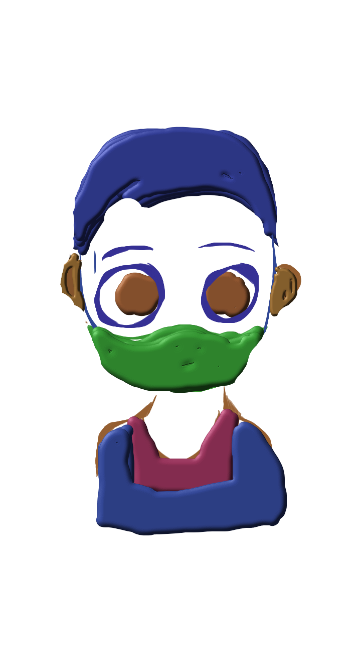 boy with mask