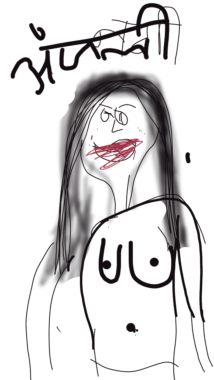 without dress Anjali's