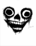 the scary face#creepy