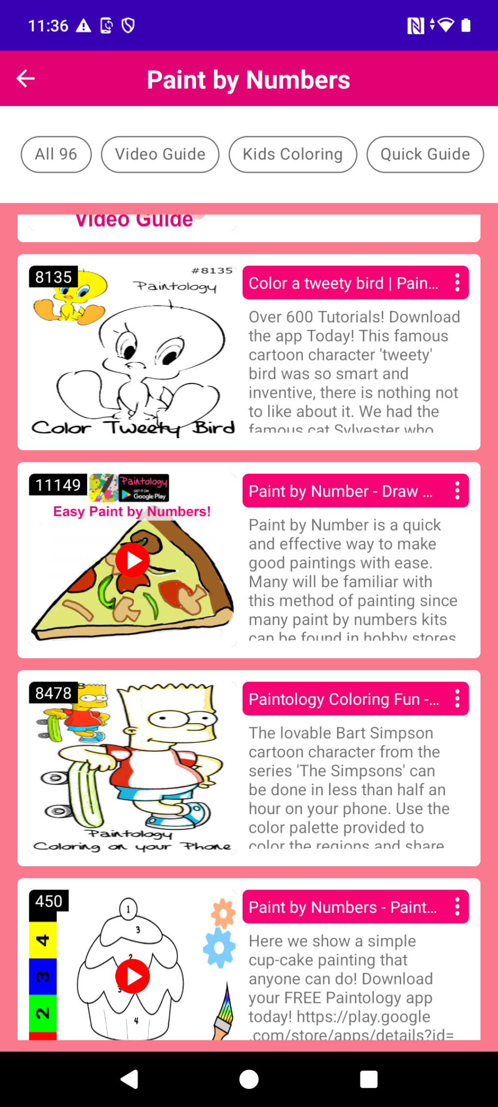 Over 600 free tutorials!