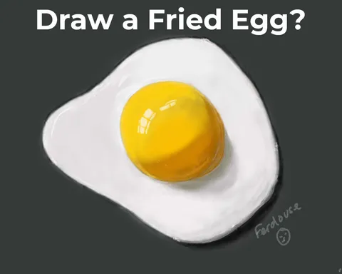 Drawing a fried egg - How hard can that be?