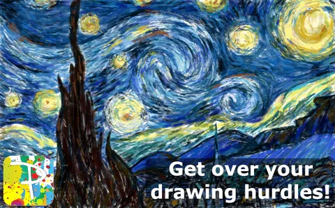Getting over the hurdle in drawing, painting or sketching with your phones and tablets