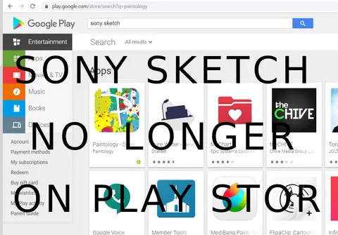 Latest on the Sony Sketch App