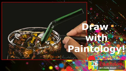 Learn to draw a glass with coke and ice with Udemy class for free