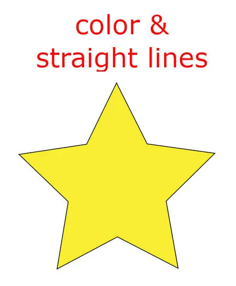 Color this super easy star - Paintology - Paintology: Learn Real Art ...